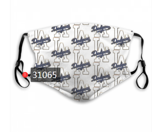 2020 Los Angeles Dodgers Dust mask with filter 17->mlb dust mask->Sports Accessory